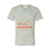 White Marble Unisex Jersey Short-Sleeve V-Neck T-Shirt Thumbnail