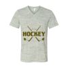 White Marble Unisex Jersey Short-Sleeve V-Neck T-Shirt Thumbnail