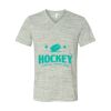White Marble Unisex Jersey Short-Sleeve V-Neck T-Shirt Thumbnail