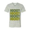 White Marble Unisex Jersey Short-Sleeve V-Neck T-Shirt Thumbnail