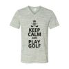 White Marble Unisex Jersey Short-Sleeve V-Neck T-Shirt Thumbnail