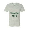 White Marble Unisex Jersey Short-Sleeve V-Neck T-Shirt Thumbnail