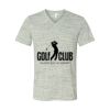 White Marble Unisex Jersey Short-Sleeve V-Neck T-Shirt Thumbnail