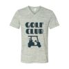 White Marble Unisex Jersey Short-Sleeve V-Neck T-Shirt Thumbnail