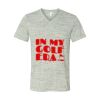 White Marble Unisex Jersey Short-Sleeve V-Neck T-Shirt Thumbnail