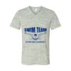 White Marble Unisex Jersey Short-Sleeve V-Neck T-Shirt Thumbnail