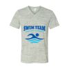 White Marble Unisex Jersey Short-Sleeve V-Neck T-Shirt Thumbnail