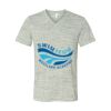 White Marble Unisex Jersey Short-Sleeve V-Neck T-Shirt Thumbnail