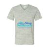 White Marble Unisex Jersey Short-Sleeve V-Neck T-Shirt Thumbnail