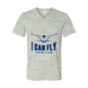 White Marble Unisex Jersey Short-Sleeve V-Neck T-Shirt Thumbnail