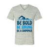 White Marble Unisex Jersey Short-Sleeve V-Neck T-Shirt Thumbnail