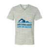White Marble Unisex Jersey Short-Sleeve V-Neck T-Shirt Thumbnail