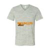 White Marble Unisex Jersey Short-Sleeve V-Neck T-Shirt Thumbnail