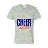 White Marble Unisex Jersey Short-Sleeve V-Neck T-Shirt Thumbnail