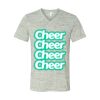 White Marble Unisex Jersey Short-Sleeve V-Neck T-Shirt Thumbnail
