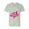 White Marble Unisex Jersey Short-Sleeve V-Neck T-Shirt Thumbnail