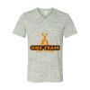 White Marble Unisex Jersey Short-Sleeve V-Neck T-Shirt Thumbnail