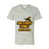 White Marble Unisex Jersey Short-Sleeve V-Neck T-Shirt Thumbnail
