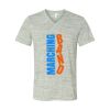 White Marble Unisex Jersey Short-Sleeve V-Neck T-Shirt Thumbnail