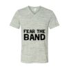 White Marble Unisex Jersey Short-Sleeve V-Neck T-Shirt Thumbnail