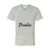 White Marble Unisex Jersey Short-Sleeve V-Neck T-Shirt Thumbnail