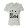 White Marble Unisex Jersey Short-Sleeve V-Neck T-Shirt Thumbnail