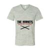 White Marble Unisex Jersey Short-Sleeve V-Neck T-Shirt Thumbnail