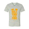 White Marble Unisex Jersey Short-Sleeve V-Neck T-Shirt Thumbnail