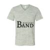 White Marble Unisex Jersey Short-Sleeve V-Neck T-Shirt Thumbnail