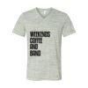 White Marble Unisex Jersey Short-Sleeve V-Neck T-Shirt Thumbnail