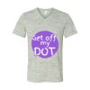 White Marble Unisex Jersey Short-Sleeve V-Neck T-Shirt Thumbnail