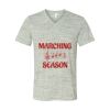 White Marble Unisex Jersey Short-Sleeve V-Neck T-Shirt Thumbnail