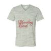 White Marble Unisex Jersey Short-Sleeve V-Neck T-Shirt Thumbnail