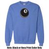 Adult Heavy Blend Heather Royal or Red 60/40 Fleece Crew (S) Thumbnail