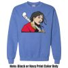 Adult Heavy Blend Heather Royal or Red 60/40 Fleece Crew (S) Thumbnail