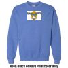 Adult Heavy Blend Heather Royal or Red 60/40 Fleece Crew (S) Thumbnail