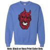 Adult Heavy Blend Heather Royal or Red 60/40 Fleece Crew (S) Thumbnail