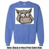 Adult Heavy Blend Heather Royal or Red 60/40 Fleece Crew (S) Thumbnail