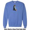 Adult Heavy Blend Heather Royal or Red 60/40 Fleece Crew (S) Thumbnail