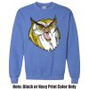 Adult Heavy Blend Heather Royal or Red 60/40 Fleece Crew (S) Thumbnail