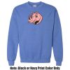 Adult Heavy Blend Heather Royal or Red 60/40 Fleece Crew (S) Thumbnail