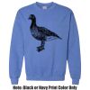 Adult Heavy Blend Heather Royal or Red 60/40 Fleece Crew (S) Thumbnail