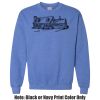 Adult Heavy Blend Heather Royal or Red 60/40 Fleece Crew (S) Thumbnail