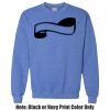Adult Heavy Blend Heather Royal or Red 60/40 Fleece Crew (S) Thumbnail