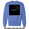 Adult Heavy Blend Heather Royal or Red 60/40 Fleece Crew (S) Thumbnail