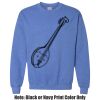 Adult Heavy Blend Heather Royal or Red 60/40 Fleece Crew (S) Thumbnail