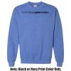 Adult Heavy Blend Heather Royal or Red 60/40 Fleece Crew (S) Thumbnail