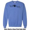 Adult Heavy Blend Heather Royal or Red 60/40 Fleece Crew (S) Thumbnail