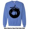 Adult Heavy Blend Heather Royal or Red 60/40 Fleece Crew (S) Thumbnail