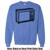 Adult Heavy Blend Heather Royal or Red 60/40 Fleece Crew (S) Thumbnail